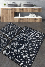 Mijölnir Juego de alfombrillas de baño Cenero Multicolor